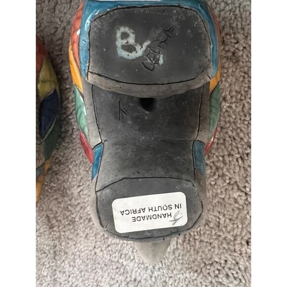 Raku Pottery Set of Amarillos Handmade in South Africa Figurine - Picture 8 of 9